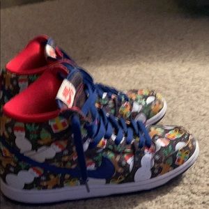Nike dunk high ugly Christmas sweater concepts